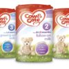 Cow Gate changing baby milk packaging 50p tubs at Sainsburys